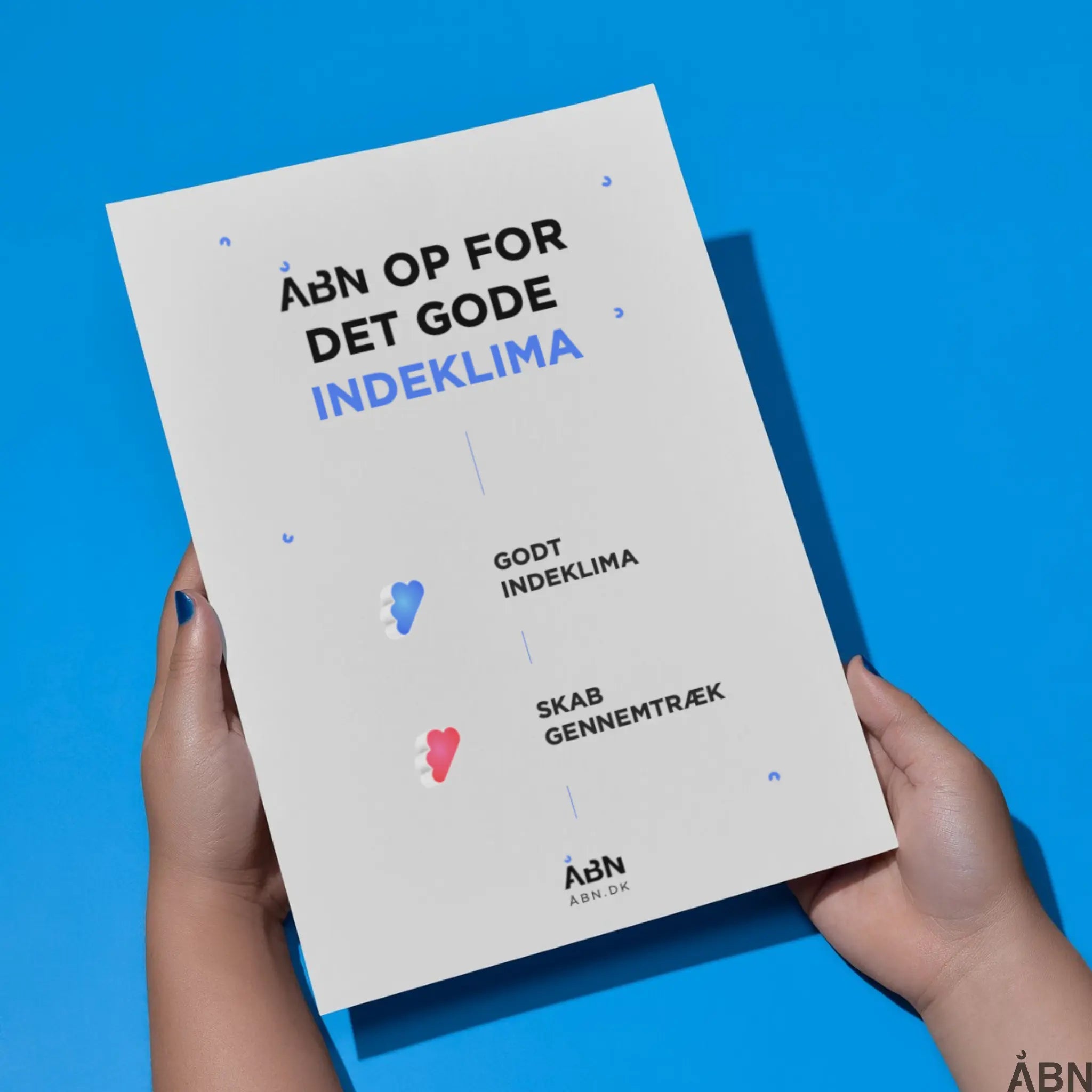 ÅBN plakat - ÅBN op for det gode indeklima Åbn