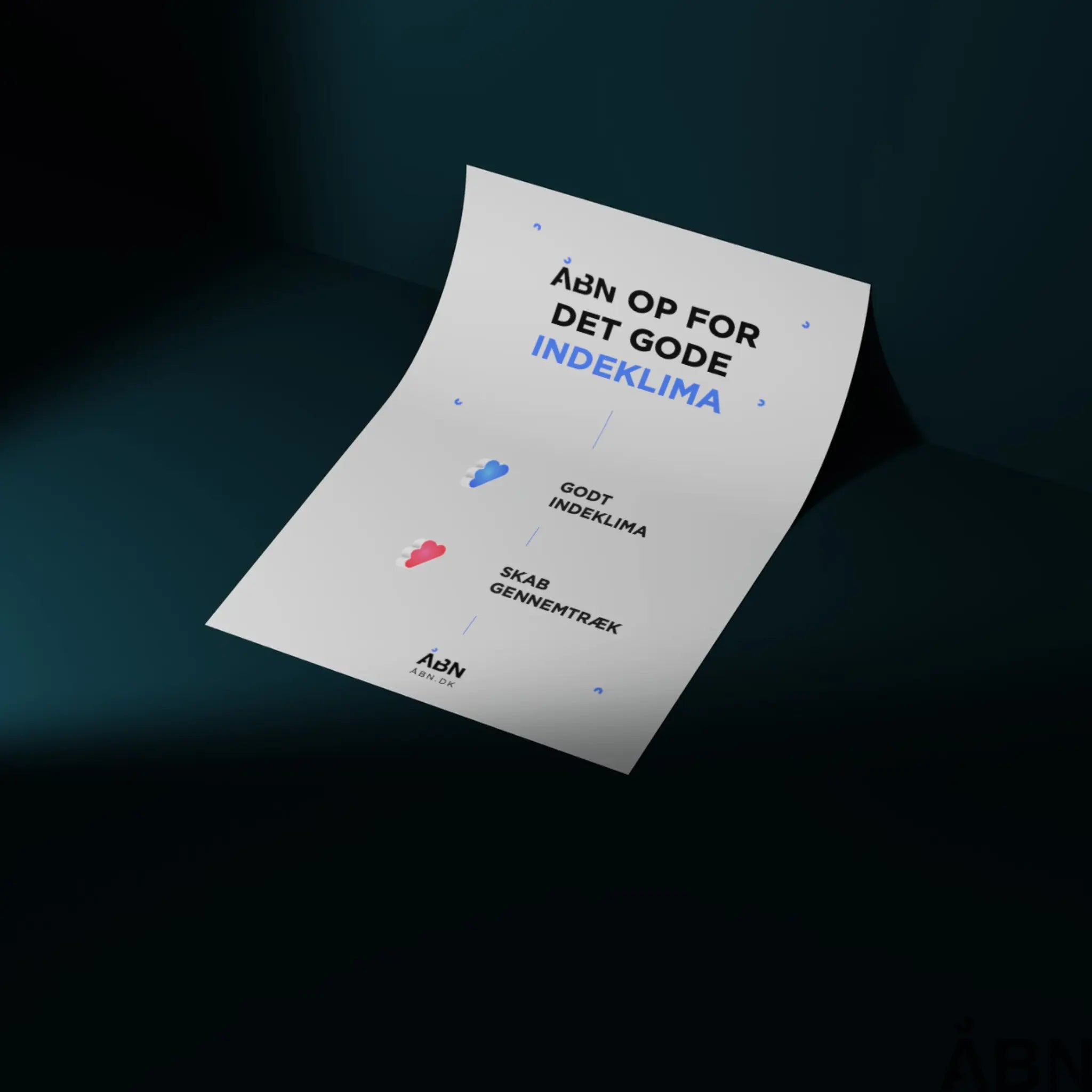 ÅBN plakat - ÅBN op for det gode indeklima Åbn