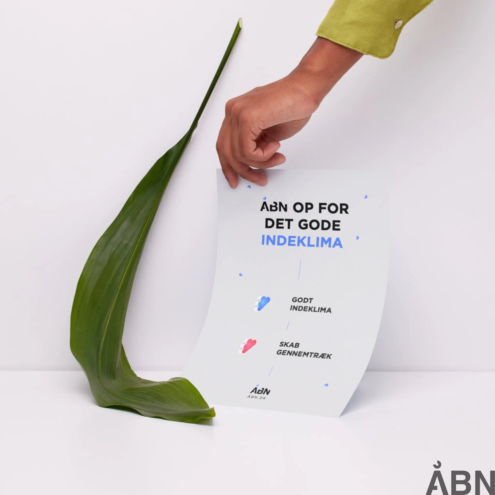 ÅBN plakat - ÅBN op for det gode indeklima Åbn