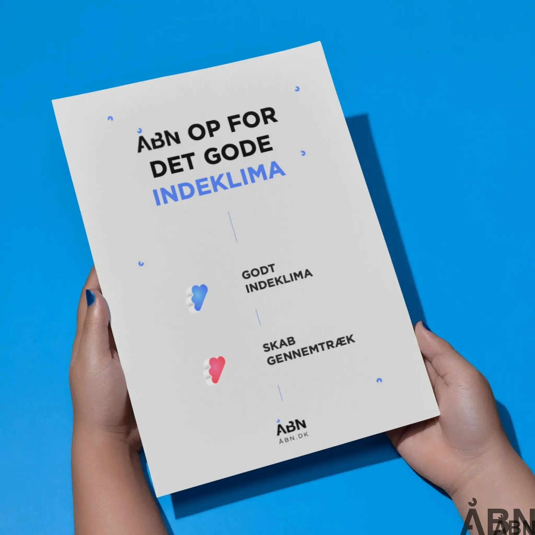 ÅBN plakat - ÅBN op for det gode indeklima Åbn