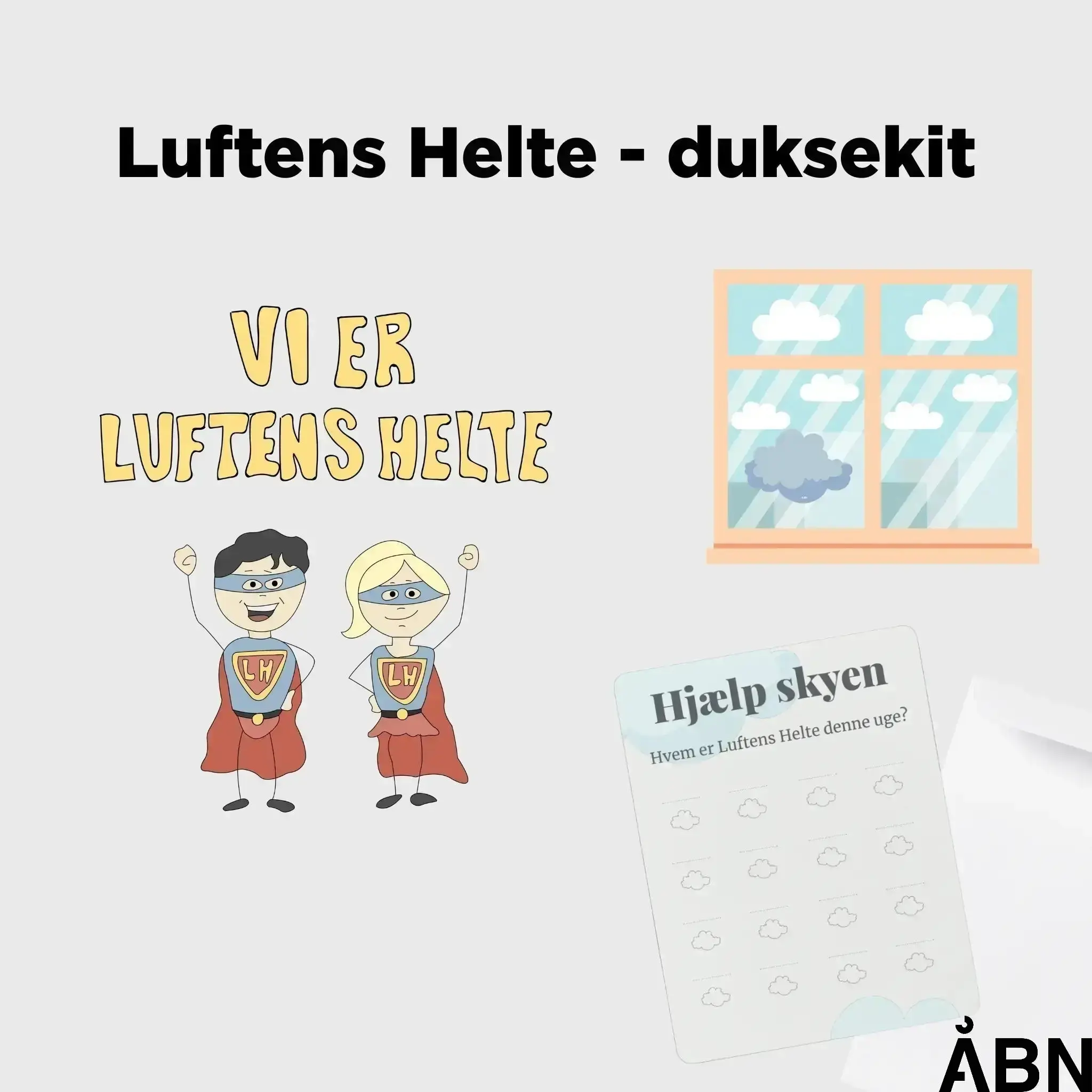 Visning af indhold i  Luftens Helte duksekit ÅBN