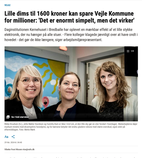 Lille dims til 1600 kroner kan spare Vejle Kommune for millioner: 'Det er enormt simpelt, men det virker'
