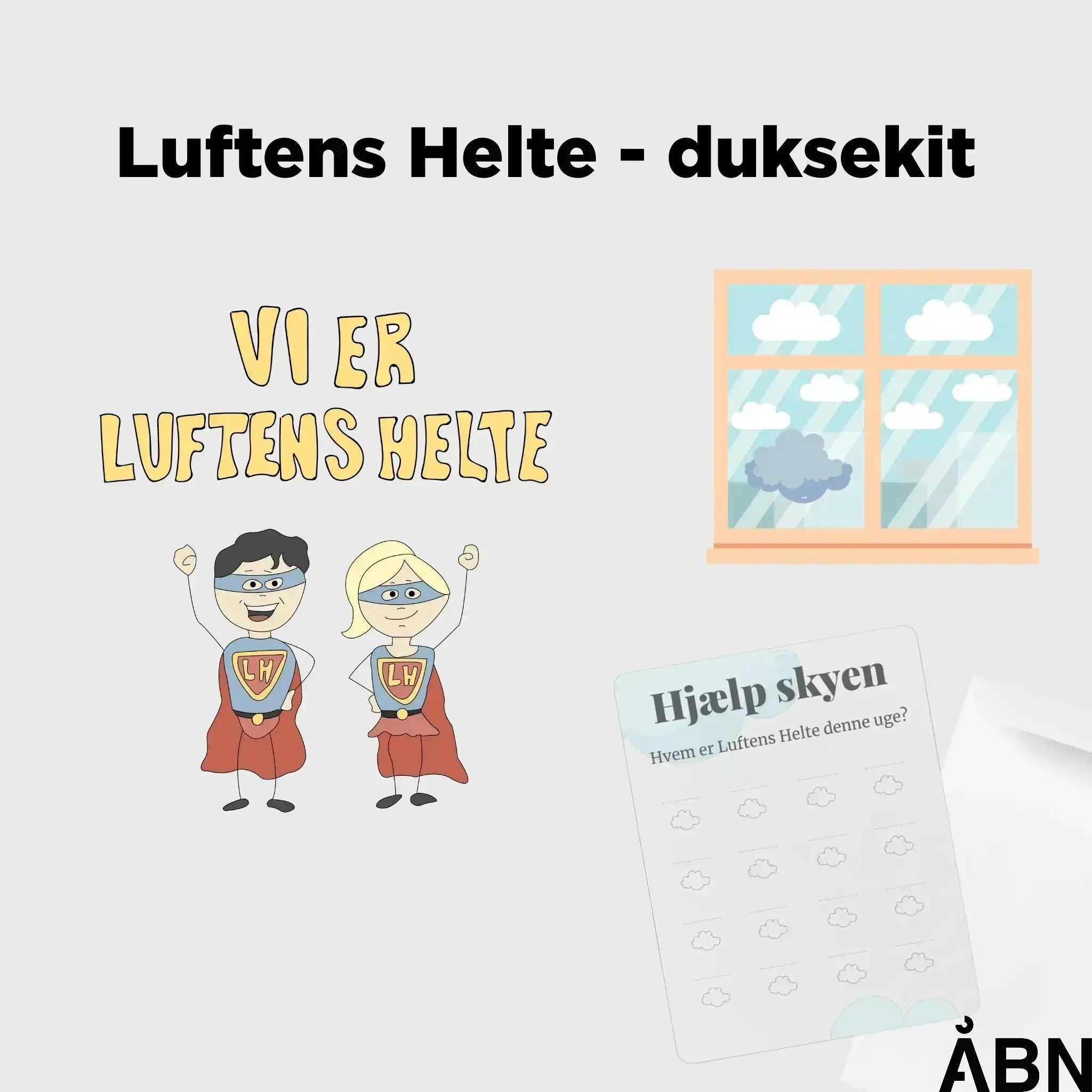 Visning af indhold i  Luftens Helte duksekit ÅBN